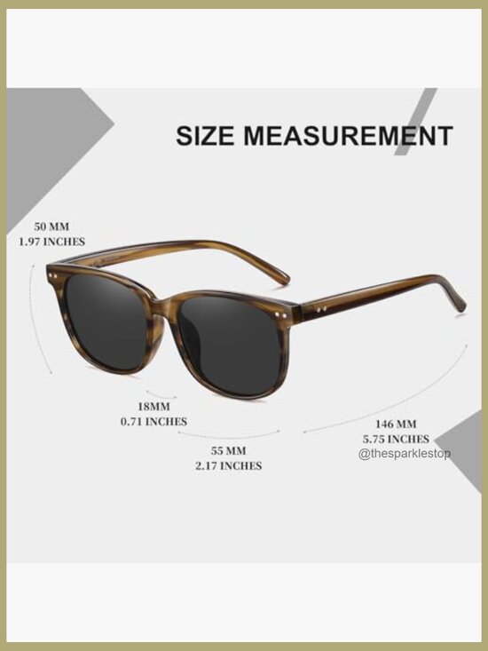 Polarized Round Sunglasses UV400 Protection Lightweight Driving Fishing main image 4